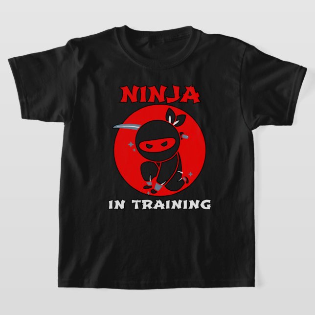 T-shirt guerrier ninja en cool d'entraînement (Poser)