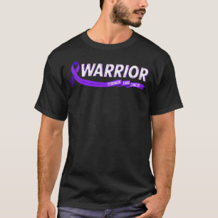 T-shirt Guerrier plus fort que le cancer cancer cancer du