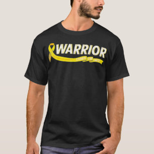 T-shirt Guerrier plus fort que le cancer sarcome cancer de