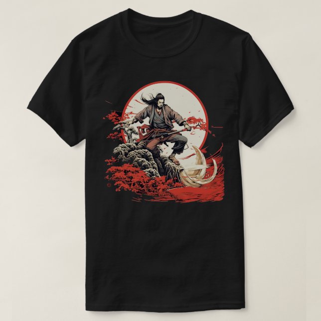 T-shirt Guerrier samouraï (Design devant)