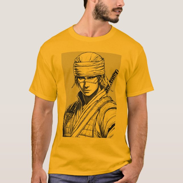 T-shirt Guerrier samouraï (Devant)