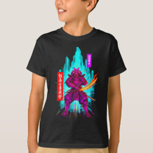 T-shirt guerrier samouraï cyberpunk drôle disant sarcasme