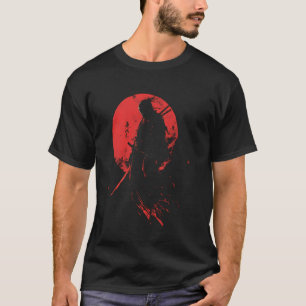 T-shirt Guerrier Samouraï Japon Art Silhouette Ronin Bushi