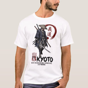 T-shirt Guerrier Samouraï Ronin Japonais Art Bushido Kyoto