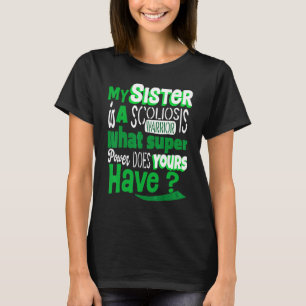 T-shirt Guerrier Scoliotique Survivant Citation de soeur S
