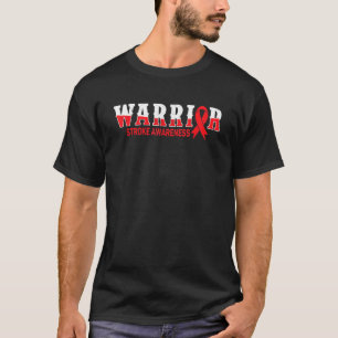 T-shirt Guerrier Sensibilisation aux accidents vasculaires