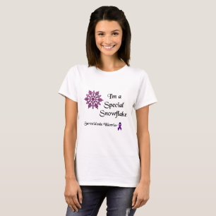 T-shirt Guerrier spécial de sarcoïdose de flocon de neig