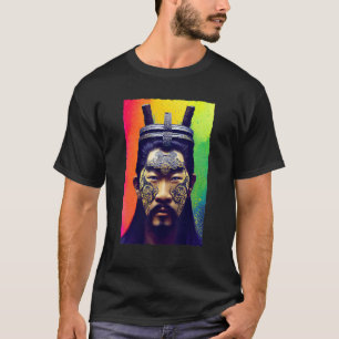 T-shirt Guerrier traditionnel samouraï avec une touche mod