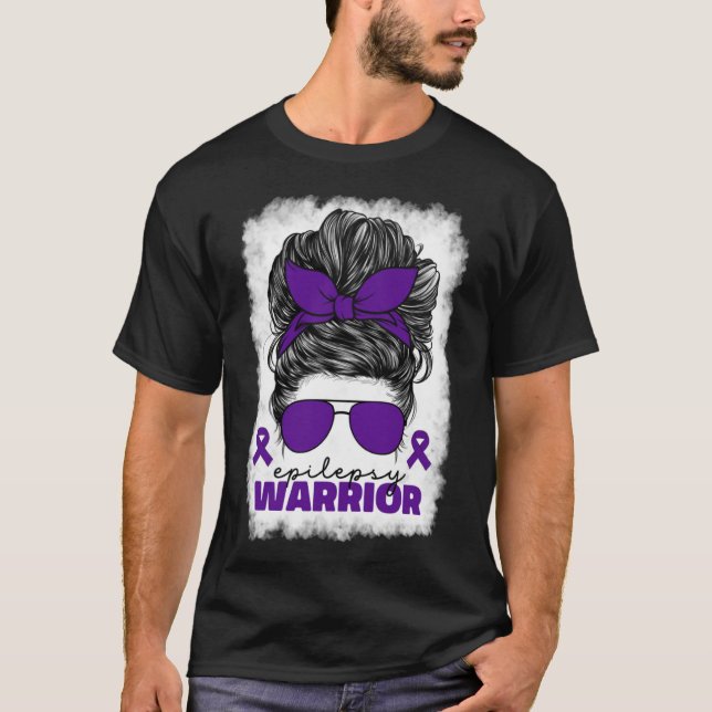 T-shirt Guerrière de l'épilepsie pour les femmes maman Pur (Devant)