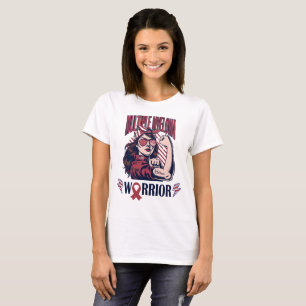 T-shirt Guerrière du myélome multiple : Croire et lutter