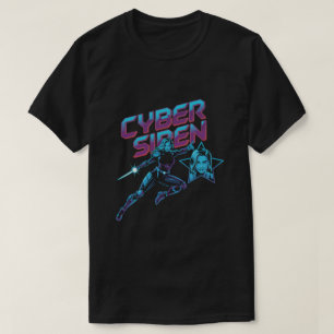 T-shirt Guerrière Néon Sirène Cyber – Super Féminine Futur