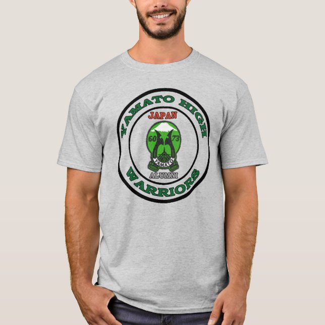 T-shirt guerriers 1960-1973 de lycée de Yamato (Devant)