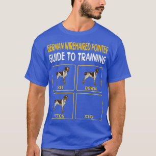 T-shirt Guide À poils durs Allemand De Pointeur Pour L'En