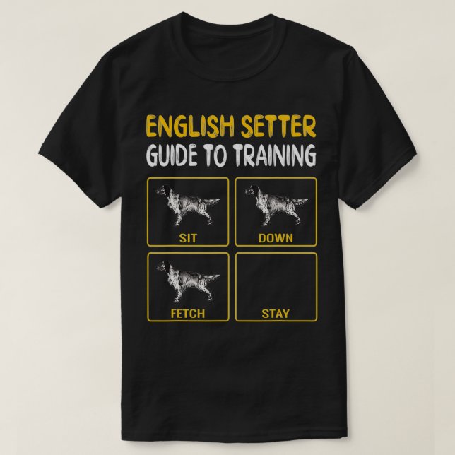 T-shirt Guide Anglais D'Apprentissage De L'Obéissance Du C (Design devant)