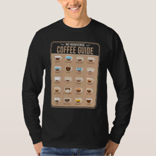 T-shirt Guide Café Barista Cappuccino Je Bois Beaucoup De 
