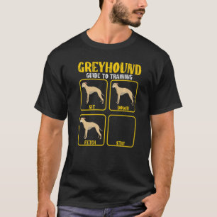 T-shirt guide de dressage de lévrier whippet pour lévrier