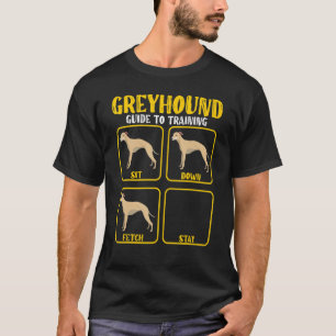 T-shirt guide de dressage de lévrier whippet pour lévrier