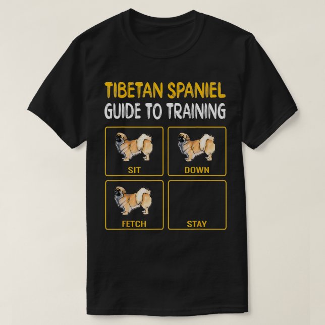 T-shirt Guide De L'Espagnol Tibétain Pour L'Entraînement D (Design devant)