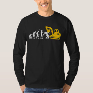 T-shirt Guide de l'excavateur de conduite Travaux de const