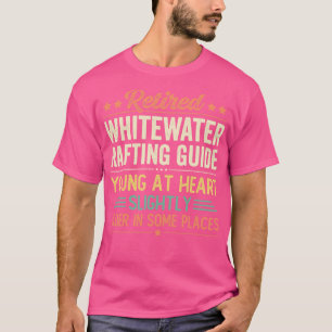 T-shirt Guide de rafting en eau vive à la retraite (1)
