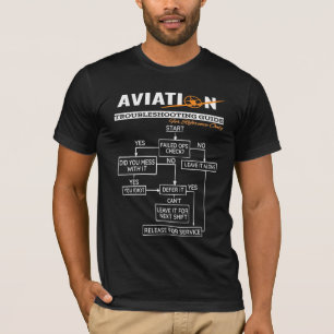 T-shirt Guide de tir sur les problèmes de l'aviation du p