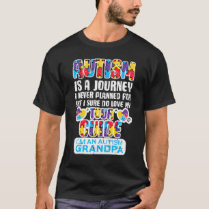 T-shirt Guide de voyage grand pour hommes autistes jamais