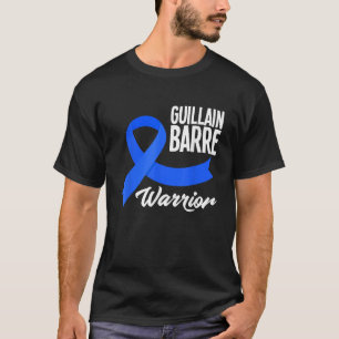 T-shirt Guillain Barre guerrier Blue Ribbon Sensibilisatio