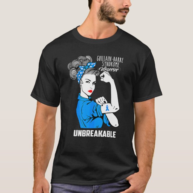 T-shirt Guillain Barre Syndrome Guillain Guerrier Incassab (Devant)