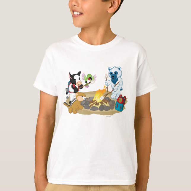 T-shirt Guimauves de feu de camp de Webkinz | (Devant)