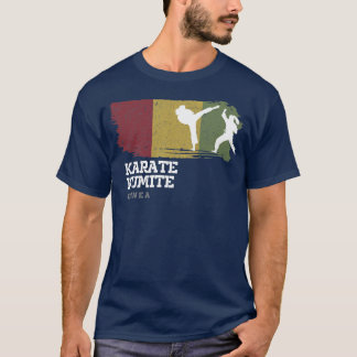 T-shirt Guinea Karaté Kumite Arts Martiaux Femmes Fille Ka