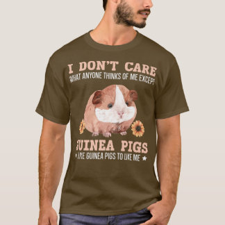 T-shirt Guinea Pig Dad Mom Rodent Pet Lover Wheek Wheek Ca