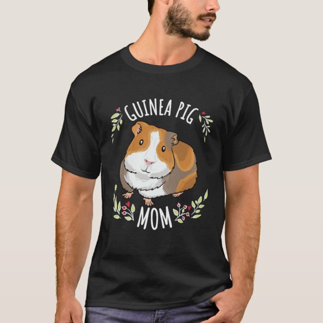 T-shirt Guinea Pig Mom  1 (Devant)