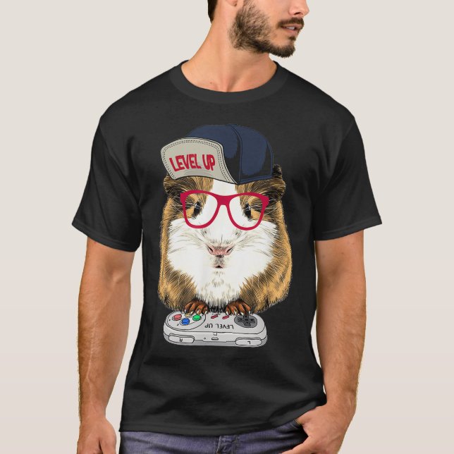 T-shirt Guinea pig Video Game Wildlife Animal Guinea pig G (Devant)
