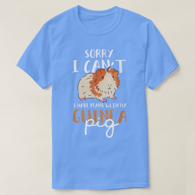 T-shirt Guinea Pig Wheek Lover Guinea Pig Girl  (Design devant)