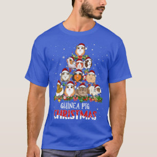 T-shirt Guinea Pigs Christmas Tree Matching Pajama Guinea