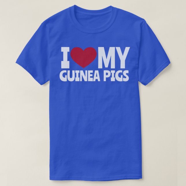 T-shirt Guinea Pigs LOVE  (Design devant)