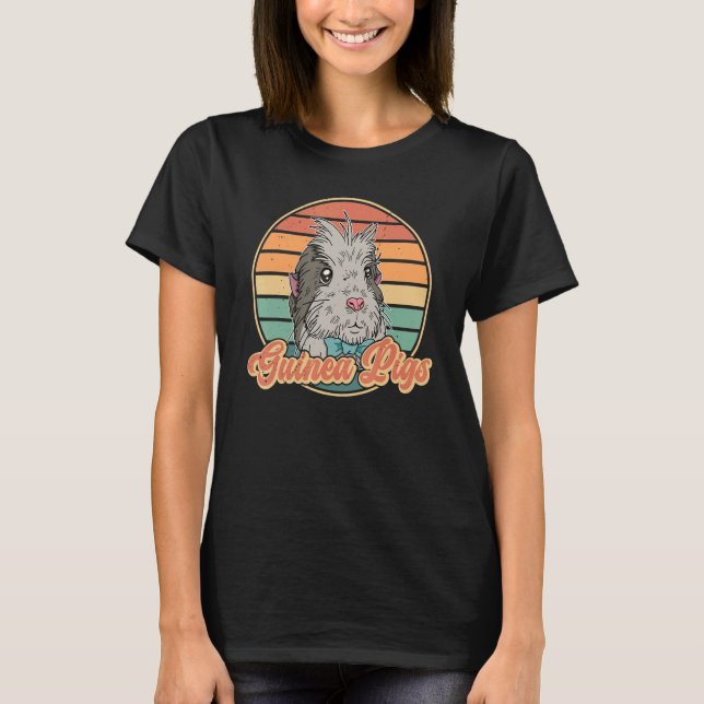 T-shirt Guinea Pigs Rodent Cute Pet  Saying 3 (Devant)
