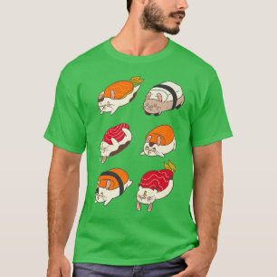 T-shirt Guinea Pigs Sushi Style Animal Guinea Pig