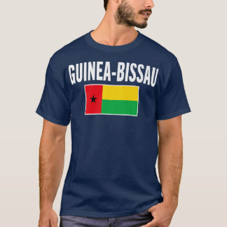 T-shirt Guinée Bissau Bissauan Tee Drapeau souvenir cadeau
