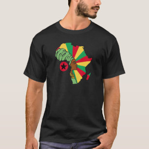T-shirt Guinée Bissau Drapeau Afrique Carte du patrimoine
