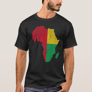 T-shirt Guinée-Bissau Drapeau Afrique Continent Cadeau par