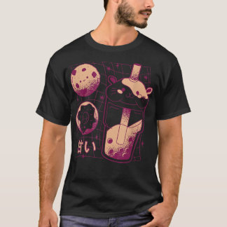 T-shirt Guinée Cochon Boba Tea Buble Tea Kawaii Guinée Coc