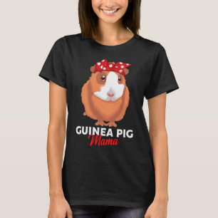 T-shirt Guinée Cochon Mama Guinée Cochons filles amusantes