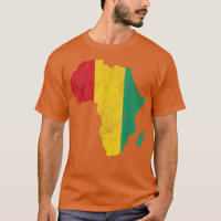 Guinée Drapeau Afrique Continent Silhouette Cadeau