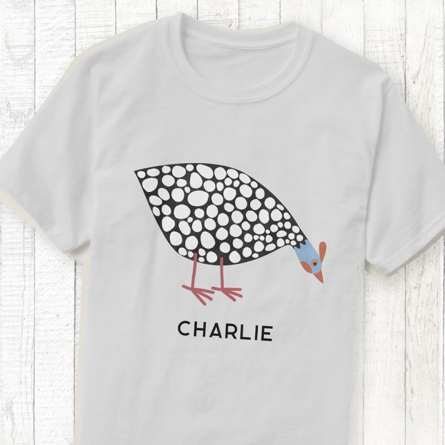 T-shirt Guinée Fowl personnalisée (Fun Guinea Fowl personalized t-shirt)