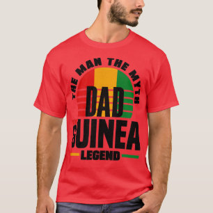 T-shirt Guinée Guinée Guinée Guinée Fête des pères du drap
