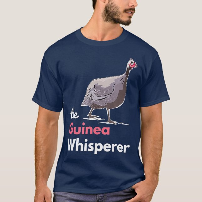 T-shirt Guinée Hen Fowl Animaux de ferme Pays Volaille (Devant)