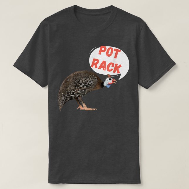 T-shirt Guinée Hen Fowl Volaille ferme animal d'élevage d' (Design devant)