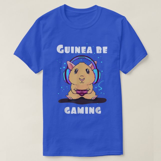 T-shirt Guinée jouer guinée cobaye citation jeu vidéo (Design devant)