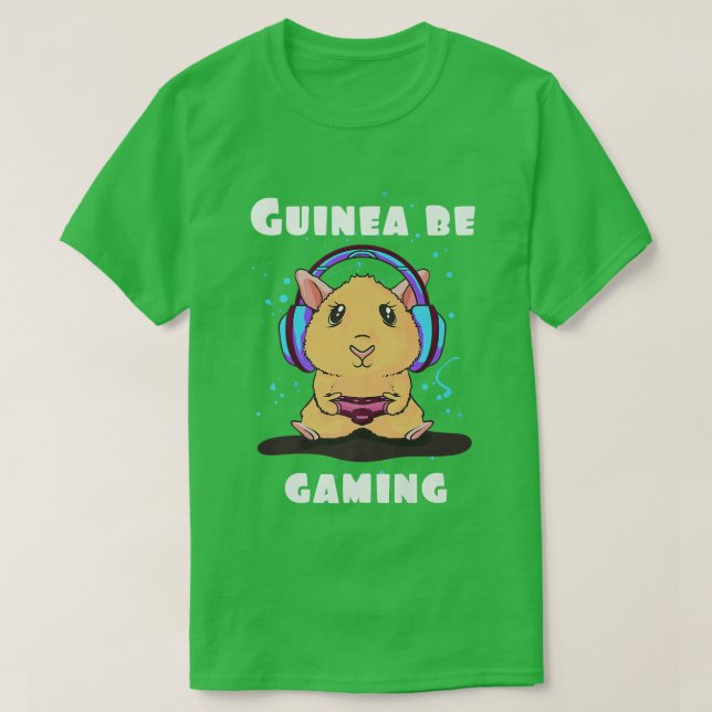 T-shirt Guinée jouer guinée cobaye citation jeu vidéo (Design devant)